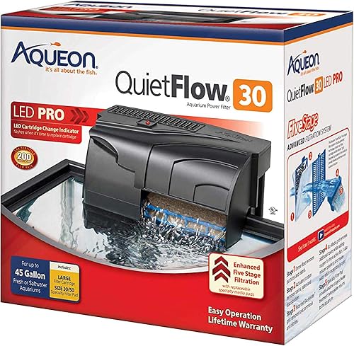 Aqueon QuietFlow 30 LED PRO Power Filter